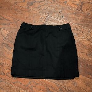 White House Black Market Elegant Black Mini Skirt